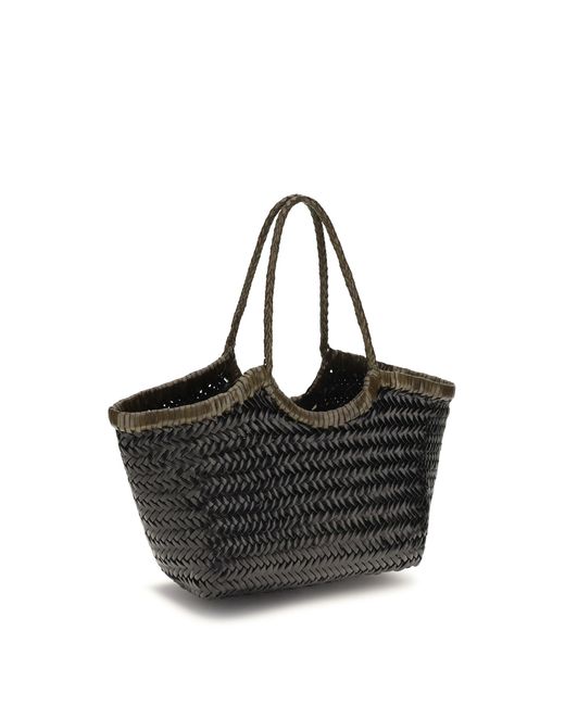 Dragon Diffusion Black Medium Nantucket Handbag/Khaki