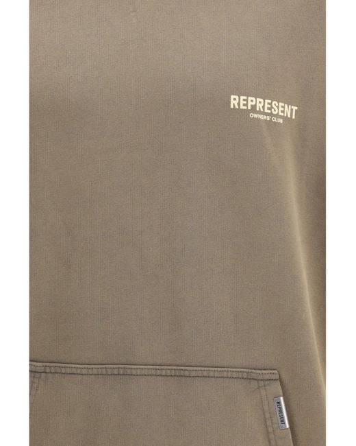 Represent Natural Hoodie Owners Club for men