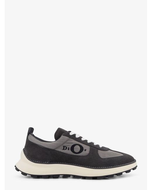 Dior Black Dior Dior Squash Technical Fabric And Suede Sneakers for men
