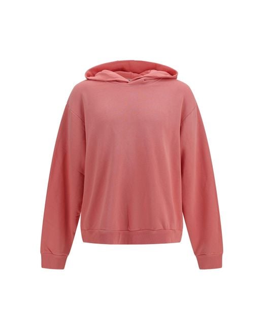 Men's Red Cotton Hoodie