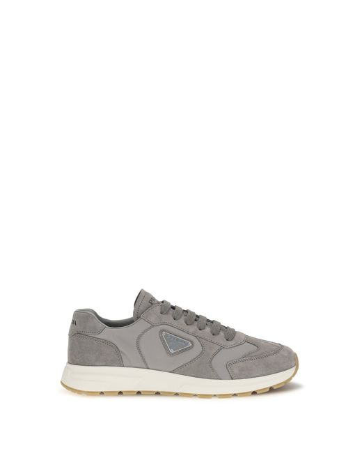 Prada White Sneakers Prax 01 Re-Nylon for men