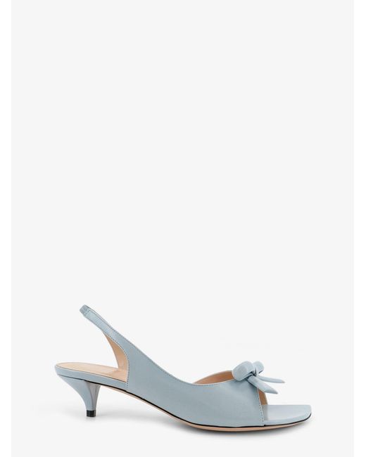 Women's White Dior Dior Bow Leather Sandals
