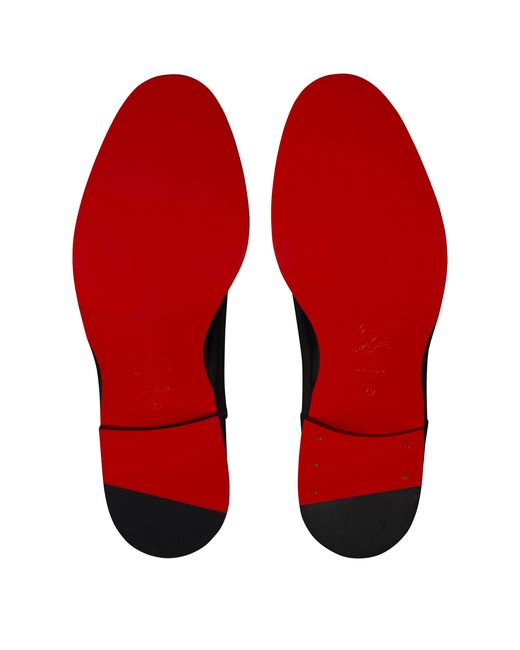 Christian Louboutin Black Moustachou Derby for men