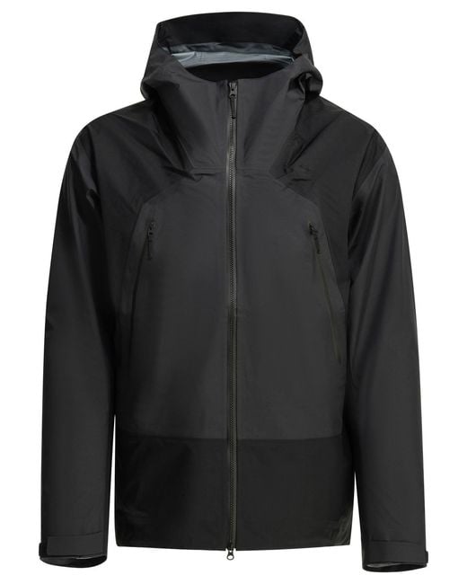 Goldwin Black "Gore-Tex 3L" Raincoat for men