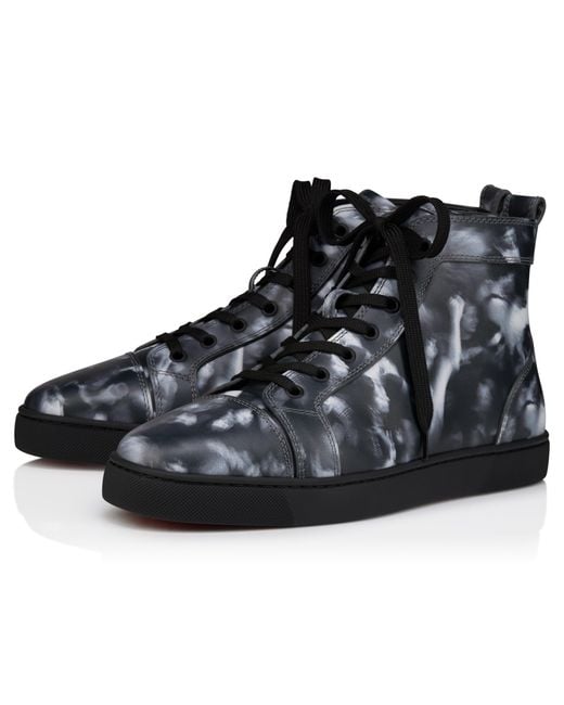 Christian Louboutin Black Louis Canopee Sneakers for men