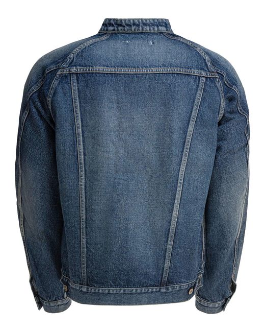 Nonnative Blue Denim Jacket Jackets And Coats for men
