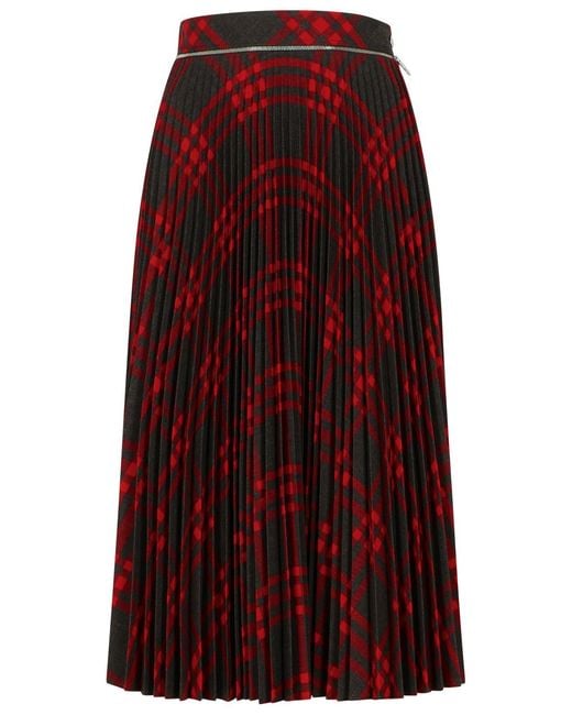 Burberry Red Skirts