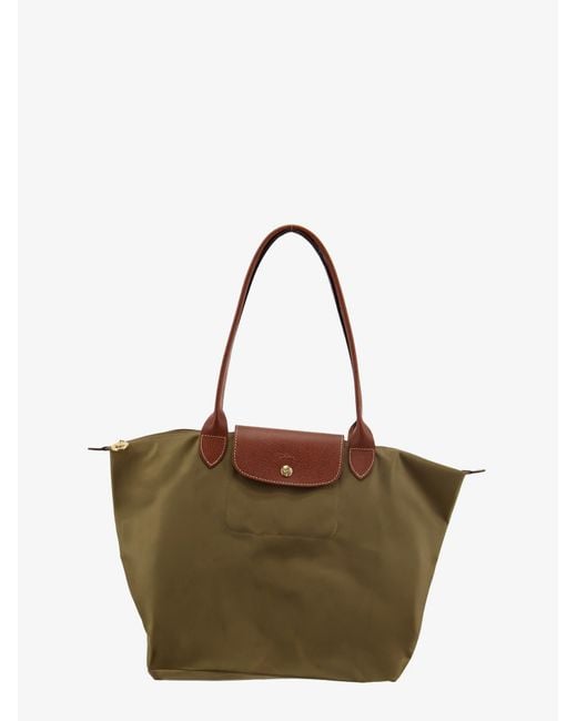 Longchamp Natural Le Pliage Nylon Shoulder Bag