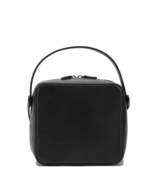 Auralee Black Leather Crossbody Bag Crossbody Bags