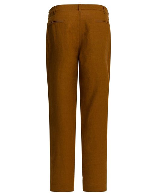 Ines De La Fressange Paris Brown Trousers
