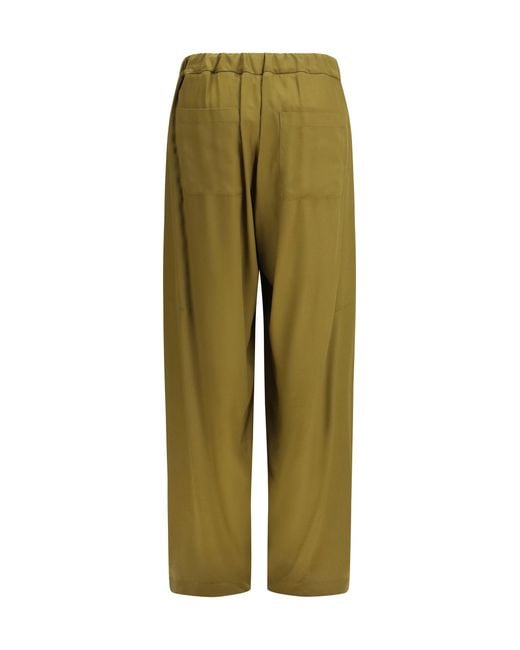 Ella Green Trousers Barrel-Leg