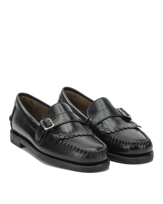 Sebago Black Leather Loafers