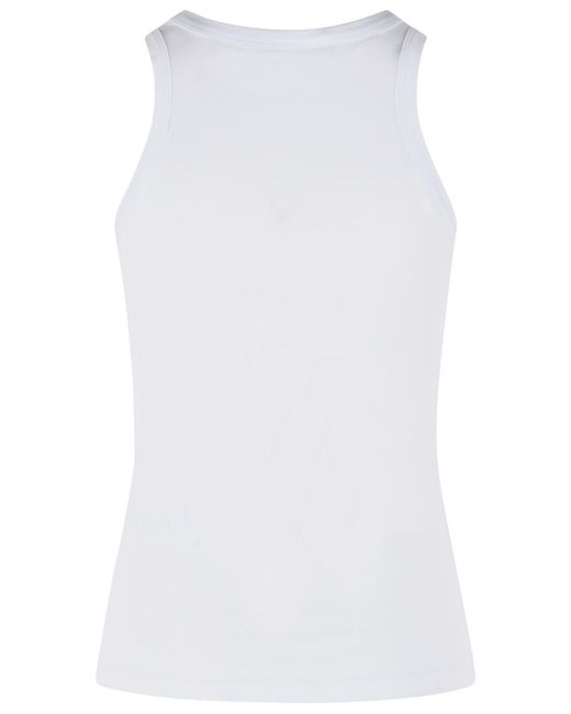 Coperni White Cotton Blend Tank Top