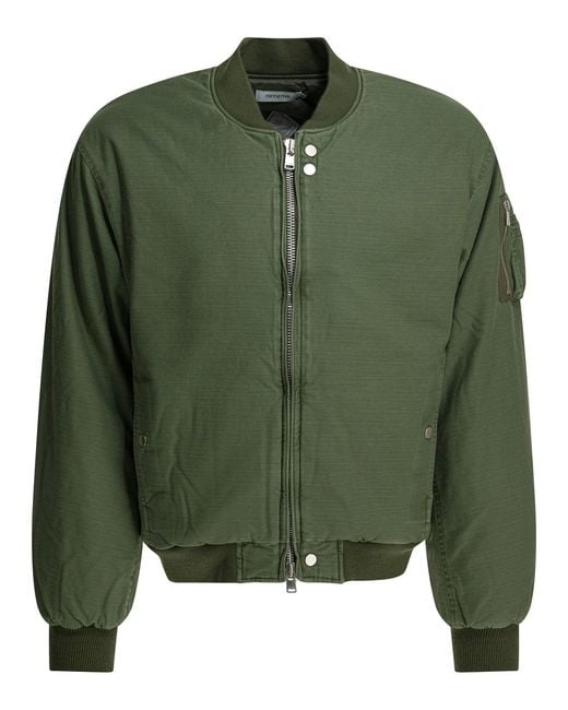Nonnative Green "Trooper Puff" Bomber Jacket