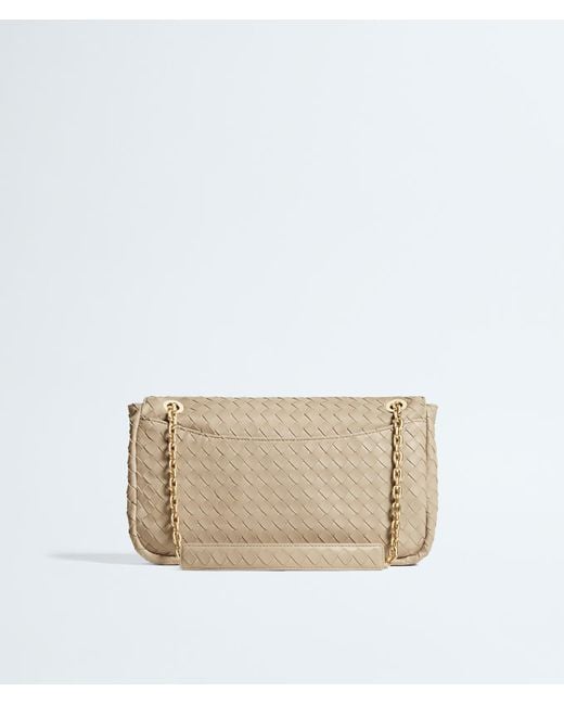 Bottega Veneta White Madison Small Crossbody Bag