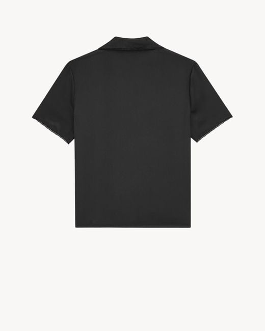 Saint Laurent Black Silk Shirt for men
