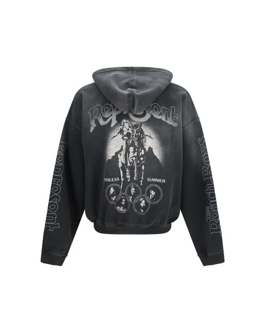 Represent Black Zip Hoodie Beach Boys Endless Summer for men