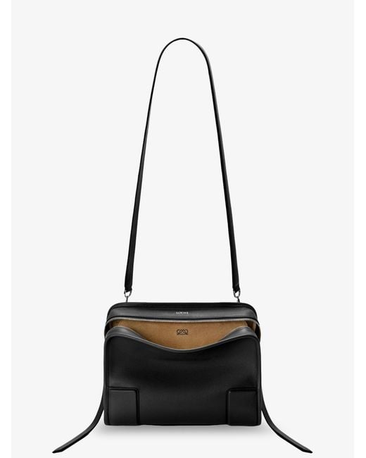 Loewe Black Amazona 180 Leather Handbag