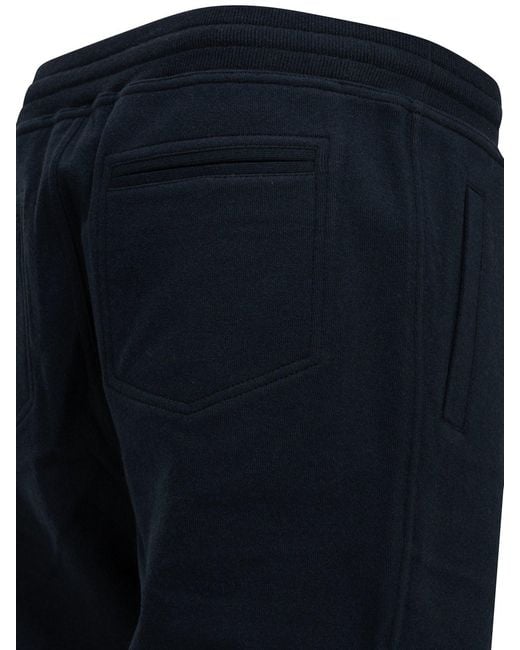 Brunello Cucinelli Blue Cashmere Sweatpants for men