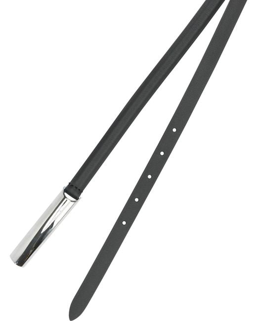 Andersons White Leather Belt