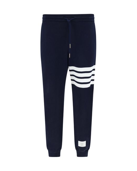 Thom Browne Blue Classic Sweatpants for men