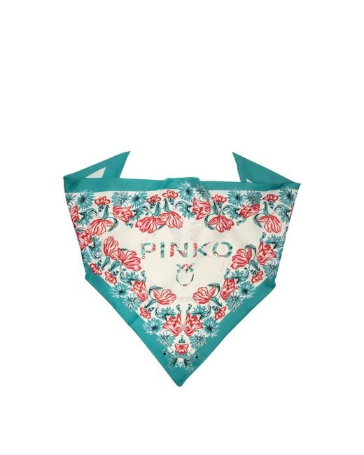 Pinko Blue Scarves & Silk Scarves