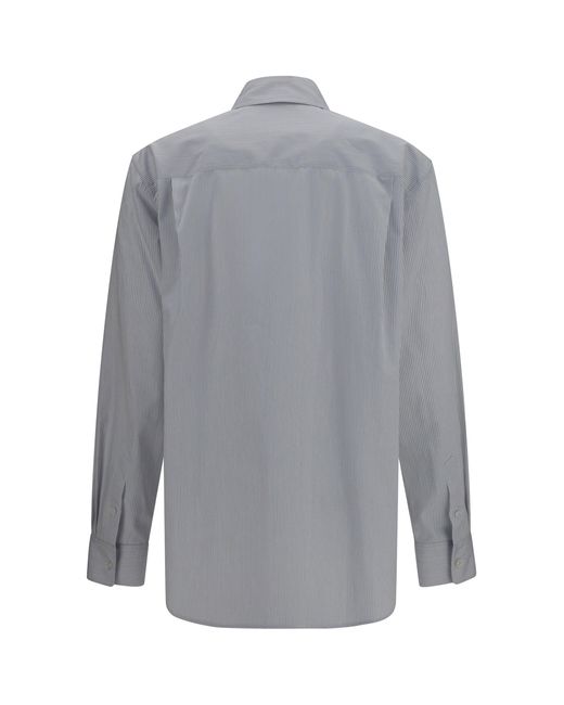 The Row Gray Gavina Shirt Stripe