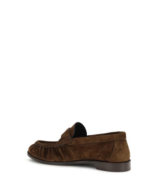 Saint Laurent Brown Le Loafer Loafers