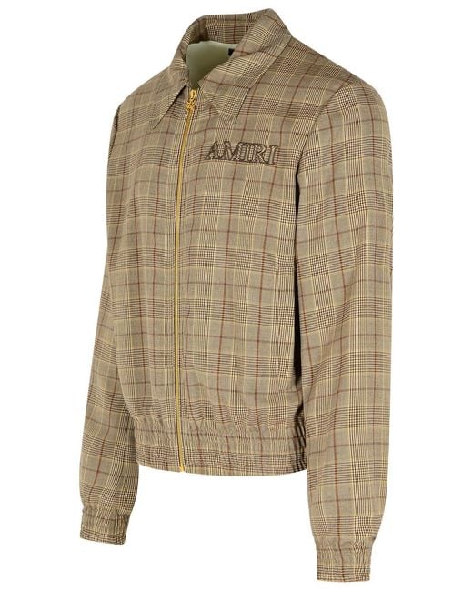 Amiri Natural Virgin Wool Blend Jacket for men