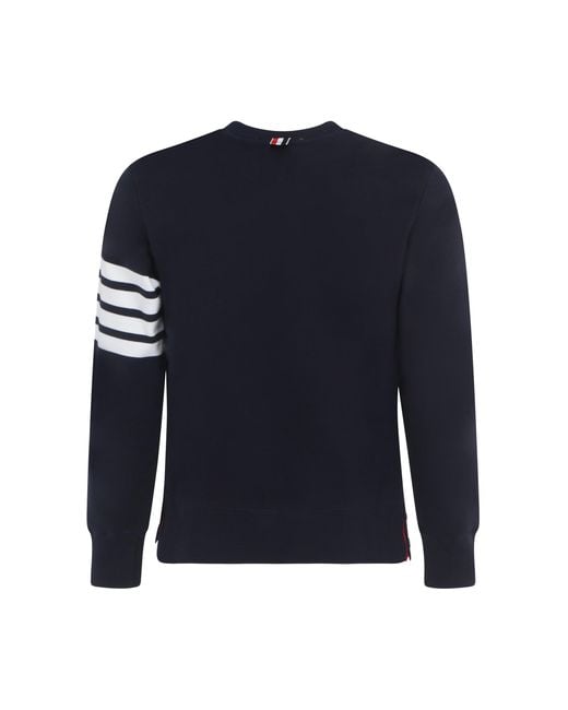 Thom Browne Blue Hoodie for men