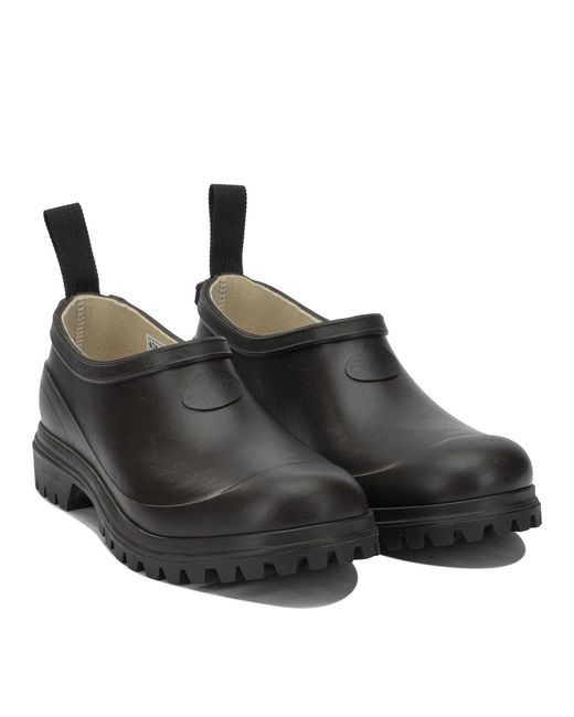 Superga Black Rubber Cotton Lined Ankle Boots