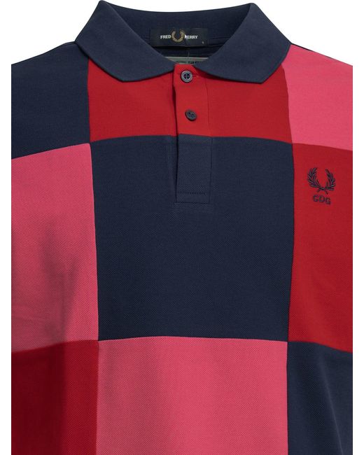 Comme des Garçons X Fred Perry Button-Down Polo Shirt for men