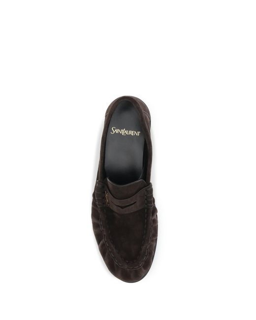 Saint Laurent White Le Loafer Loafers
