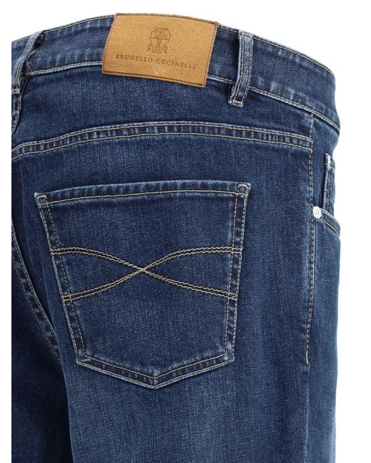 Brunello Cucinelli Blue Jeans for men