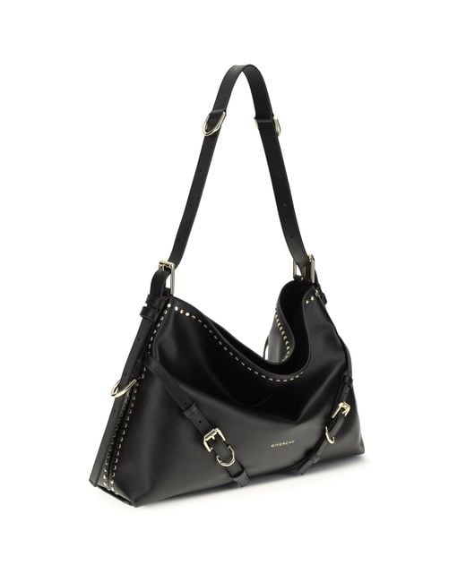 Givenchy Black Large Voyou Shoulder Bag