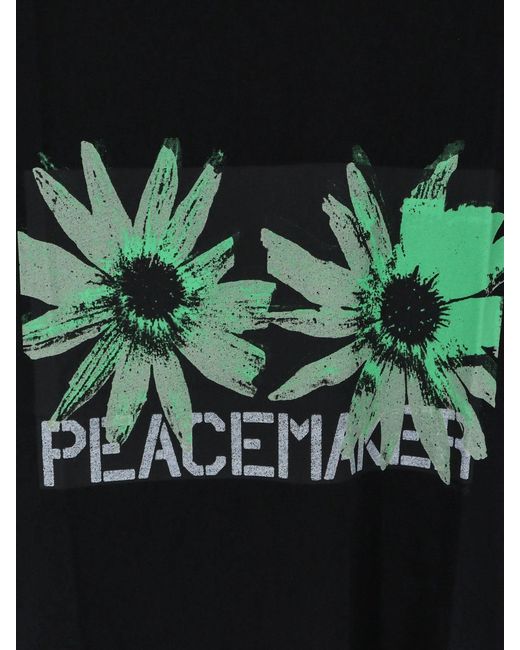 Oamc Peacemaker Black T-Shirt Cotton for men