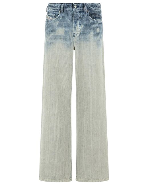 DIESEL Blue '1996 D-Sire' Light Cotton Jeans