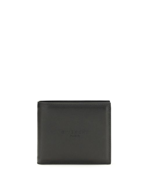 Givenchy Black Bifold Leather Wallet for men