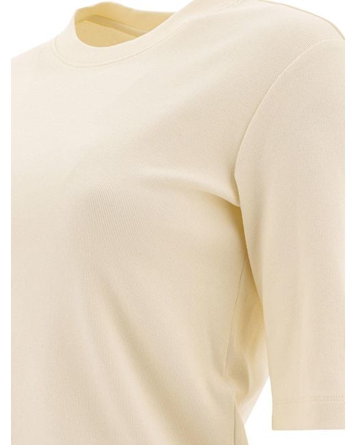 Sandbeige White T-Shirts
