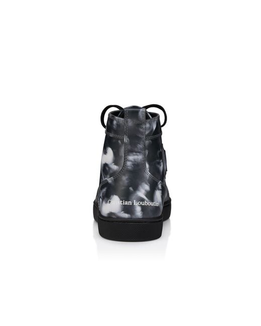 Christian Louboutin Black Louis Canopee Sneakers for men