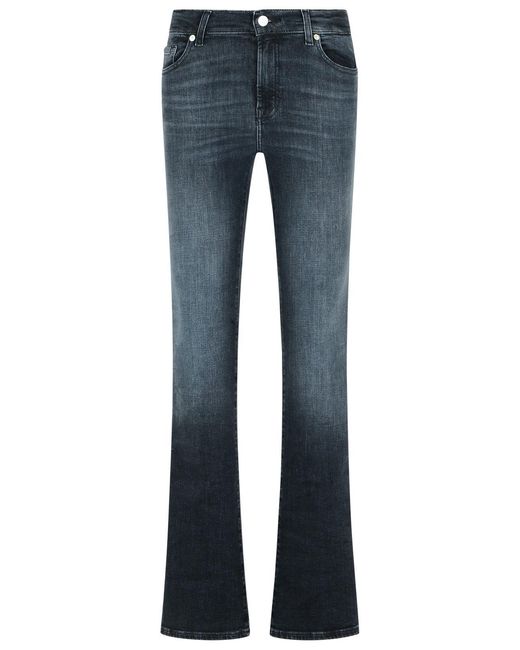7 For All Mankind Blue Bootcut Jeans