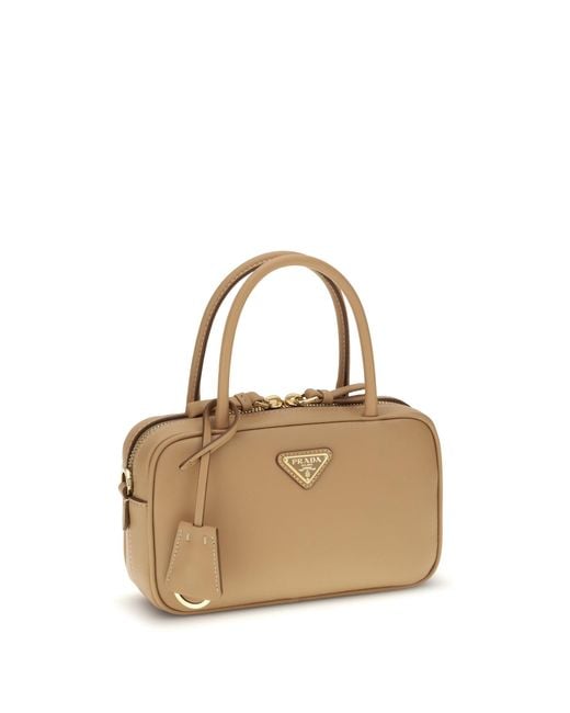 Prada Natural Leather Handbag
