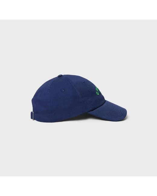 Céline Blue Cotton Baseball Cap for men