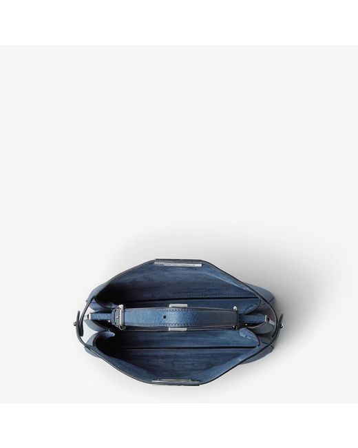 Fendi Blue "Peekaboo" Shoulder Bag