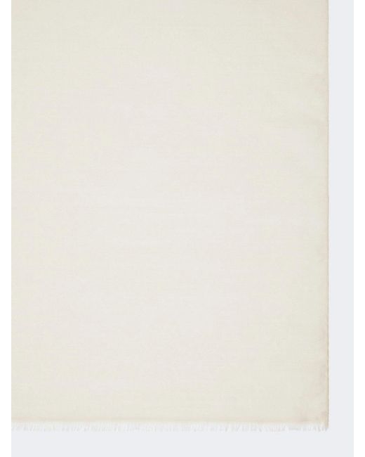 Max Mara White Scarf