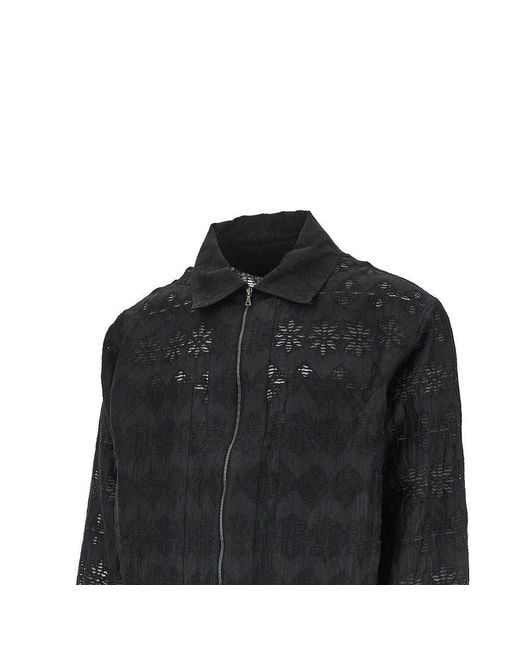 Cmmn Swdn Black 'Ares' Linen-Blend Blouson for men