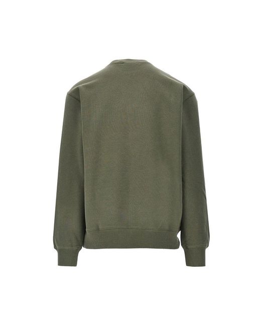 Carhartt Green 'Pinball' Embroidery Crewneck Sweatshirt for men