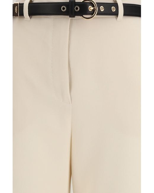 Max Mara White Elegant Pants