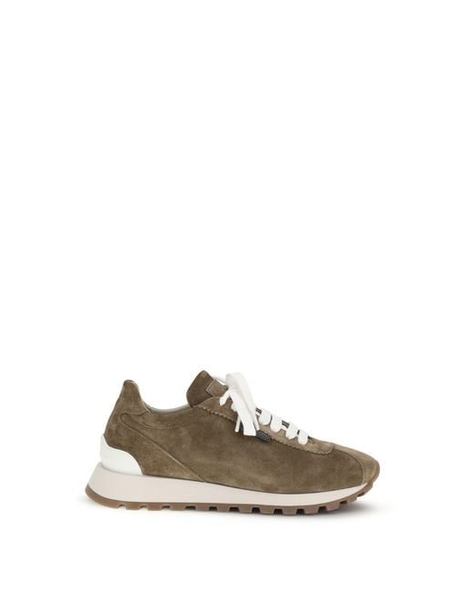 Brunello Cucinelli Multicolor Sneakers With Iconic Embellishments