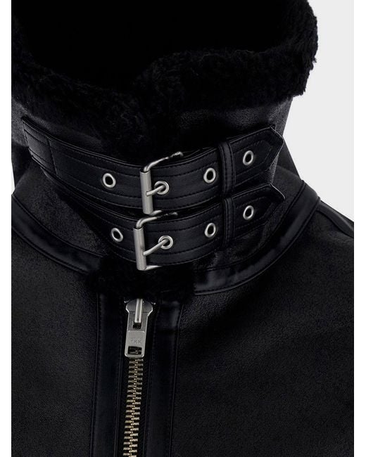 DUNST Black Eco-Shearling Jacket